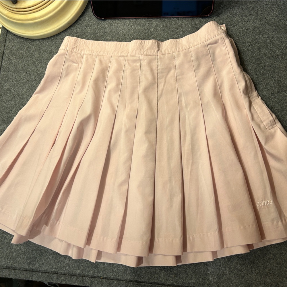 Prince Light Pink Pleated Skirt Vintage